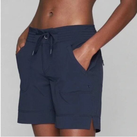 Athleta Pants - ATHLETA Rincon Bermuda navy blue Shorts